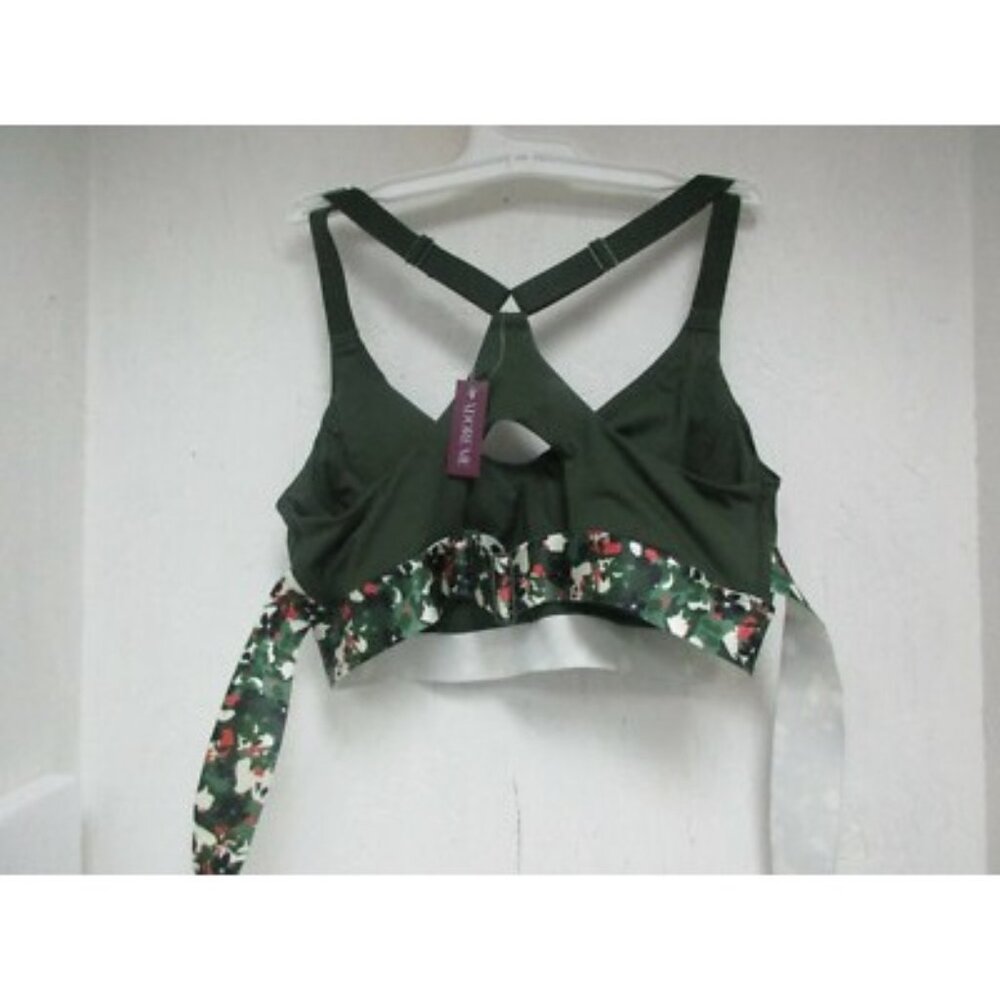 Adore Me Women's Maven Contour Sports Bra Green Size Large New - Picture 2 of 2